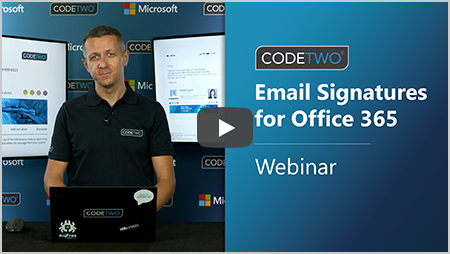 CodeTwo Email Signatures for Office 365 - Schrittweise Konfiguration