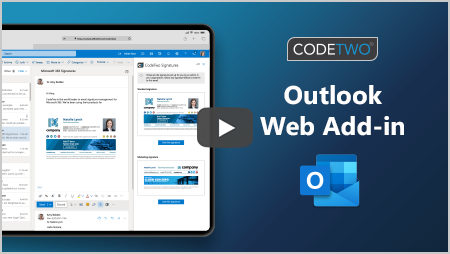 <span style="font-family: segoe ui,Frutiger,frutiger linotype,Dejavu Sans,helvetica neue,Arial,sans-serif">Tutorial von CodeTwo: Signatur-Web-Add-In für Outlook</span>