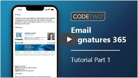 <span style="font-family: segoe ui,Frutiger,frutiger linotype,Dejavu Sans,helvetica neue,Arial,sans-serif">Tutorial zu CodeTwo-Signaturen,<br>Teil 1: Erstellen eines Kontos und Registrierung eines Tenants</span>